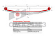 Лист №1 Рессора передняя для грузовиков производства ПАО КамАЗ 6580 4 листа